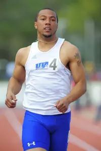 Cordero Gray finished first in the prelims of the 100 Meter Dash on Saturday.