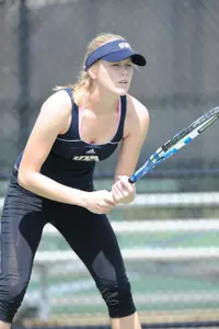 Nikola Matovicova was one of two women's tennis players with a perfect 4.0 GPA during the spring semester