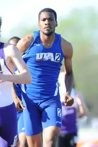 Dwight Robinson who won the 800-meter at the conference meet