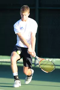 Mindaugas Celedinas teamed up with Lucas Leppin to advance to the doubles semifinals