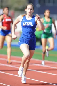 Brittany Culbertson qualified for the SLC Indoor Championships in the 200m Saturday at the Sooner Open I.