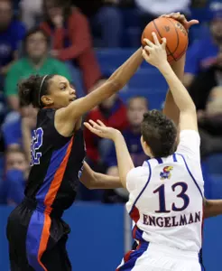 Shalyn Martin finished with 22 points against Texas State Saturday