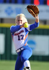 Callie Collins pitched seven shutout innings in game two.