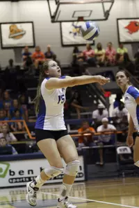 Amanda Welsh had 34 assists and eight digs against UTSA on Saturday.