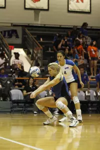 Alicia Shaffer posted a season-high 37 digs for UT Arlington on Friday.