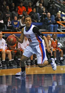 Briana Walker tied a season-high of 19 points Wednesday against SFA
