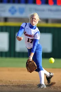 Callie Collins finished with a season-high 15 strikeouts against Centenary