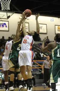 Briana Walker connected on her second double-double of the season