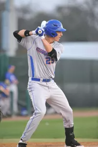 Jordan Vaughn went 2-for-3 with two runs scored and three RBI in UTA's 11-6 win over Louisiana Tech.