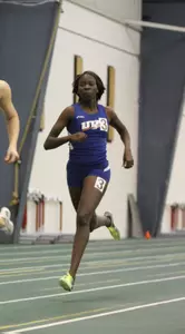 Esther Abuto won the 800m at the 2011 Southland Conference Indoor Championships.