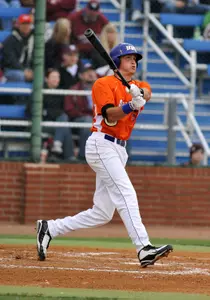 Preston Beck went 3-for-5 with a double, a home run and five RBI in Game 1 of Friday's doubleheader.