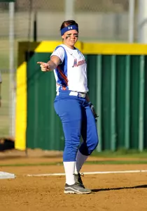 Freshman Taylor Zink drove in the winning run for UTA Saturday