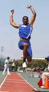 Brandon Waller recorded a personal-best long jump of 7.33 meters on Saturday.