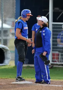 Rebecca Collom finished the game 2-for-3