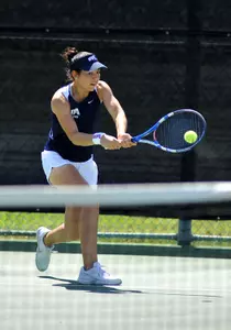 Giada D'ortona was perfect in singles and doubles against Texas State
