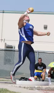 Casey Keeter finished 17th in the shot put competition at the NCAA Championships.