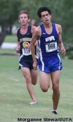 David Rayo led the men's squad with a fifth place finish at the UT Arlington Season Opener