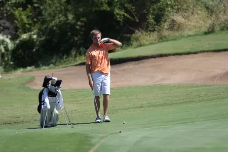 Hunter Brown is in a tie for sixth after the first day of the UTA/Waterchase Invitational.