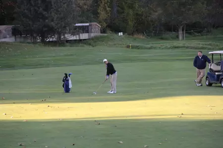 Hunter Brown tied for second in the Fightin Irish Gridiron Classic.