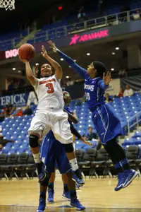 UTA's Malaika Green had a team-high 28 points.