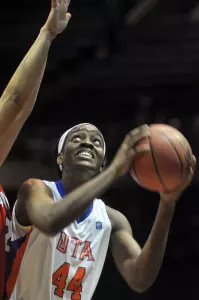 Desherra Nwanguma grabbed 11 rebounds for the Mavericks