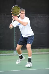 Mindaugas Celedinas is playing at the No. 1 spot for the Mavericks