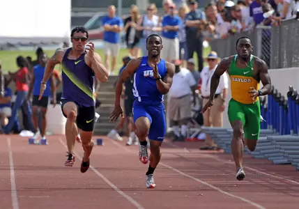 Clayton Vaughn posted a league-best 6.73 in the 60 meters Saturday.