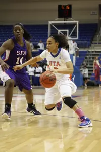 Malaika Green scored eight points each in Saturday's setback at Southeastern Louisiana.