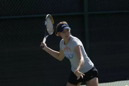 Verena Scott defeated her opponent at the No. 2 spot