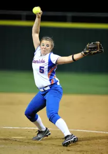 Teri Lyles finished the night with four strikeouts