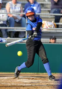 Stephanie Gonzalez was one-for-four with one run against the Cowgirls Saturday