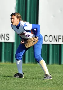 Stephanie Gonzales was one of three Mavericks with a hit against the Cowgirls
