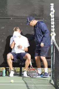 Yauheni Yakauleu fell 6-4, 6-4 in round one of the Racquet Club invitational