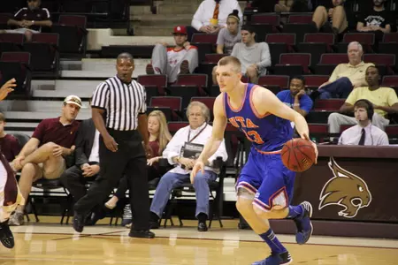 Karol Gruszecki scored 23 in Saturday's win at Texas State.