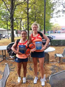 Angeles de los Rios and Astrid Gehre fell in the double second draw final