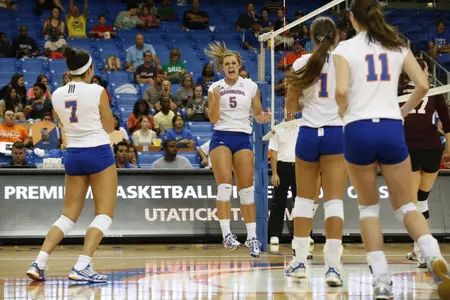 Shelby Dickson had 15 kills and 13 digs in the win over Georgia State.