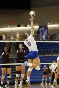 Shelby Dickson recorded her 13th double-double of the season.