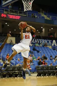 Senior Briana Walker led the Mavericks in scoring with career-high 31 points.