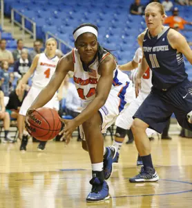 Desherra Nwanguma had a team-high 15 points against LA Tech.