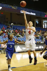 Jordan Holub scored a career-high 14 points against New Orleans