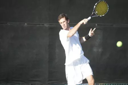 Stefan Williams was the only Maverick to win a set agianst the No. 15 Texas Longhorns.