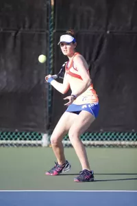 Verena Scott and parter Giada D'Ortona defeated ODU's No. 2 doubles team.
