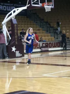 Freshman Jordan Holub scored a career-high 10 points for the Mavericks.