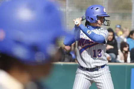 Rebecca Stokes was 1-for-3 with two runs and one walk against Seton Hall.