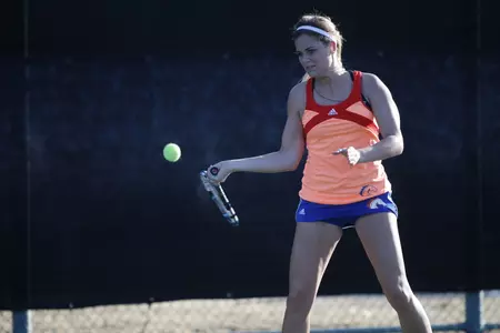 Brooke Dennis and the Mavs fell 7-0 to the Golden Hurricanes.