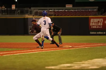 Travis Sibley and the Mavs fall to Texas State in WAC Tourney.