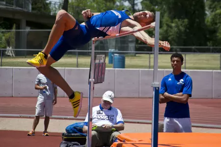 Romain Martin had a great first day at the NCAA Championships.