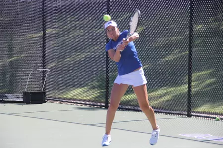 Giada D'ortona did not drop a set in the win over Midwestern State.