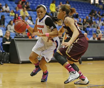 Senior forward Briana Walker led the Mavericks with 16 points and seven rebounds.