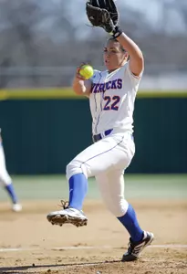 Shannon Carrico gave up four runs on eight hits and four walks, while striking out four.